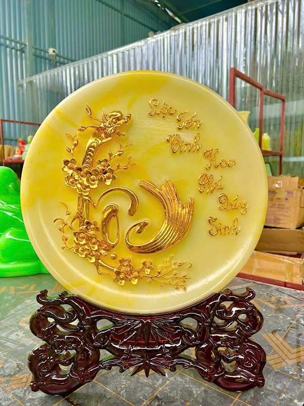 Đĩa Phúc Lộc Thọ nhẫn 